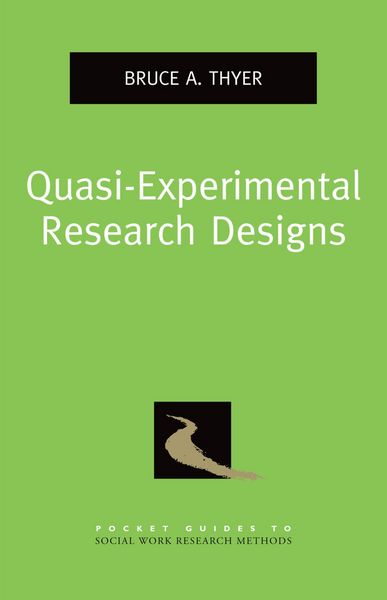 Produktbild: Quasi-Experimental Research Designs
