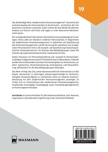 Produktbild: Akademisches Personalmanagement