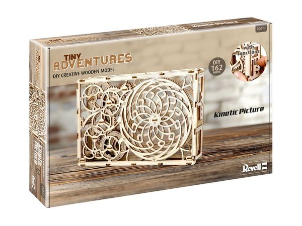 Produktbild: Tiny Adventures - Kinetic Picture, Funktionsmodell aus Holz zum Zusammenbauen