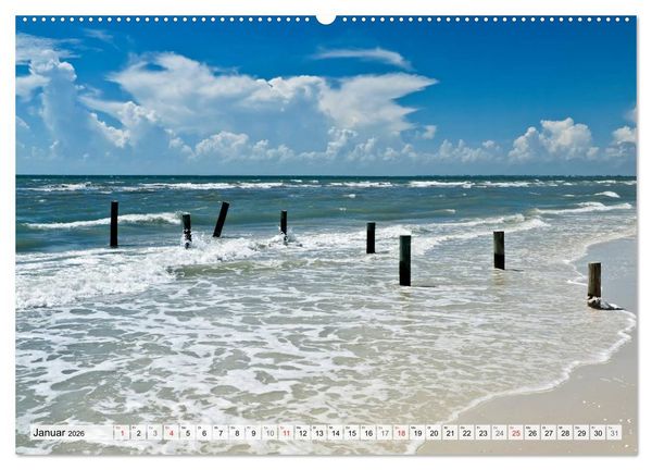 Produktbild: Sonne, Strand & Meer (Wandkalender 2026 DIN A2 quer), CALVENDO Monatskalender