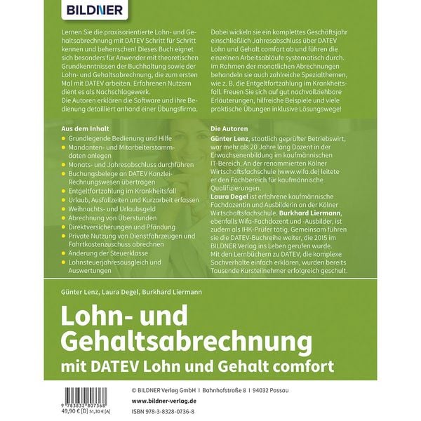 Produktbild: Lohn- und Gehaltsabrechnung mit DATEV Lohn und Gehalt comfort