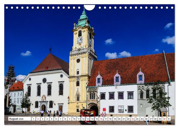 Produktbild: Bratislava die slowakische Sch&ouml;nheit (Wandkalender 2026 DIN A4 quer), CALVENDO Monatskalender