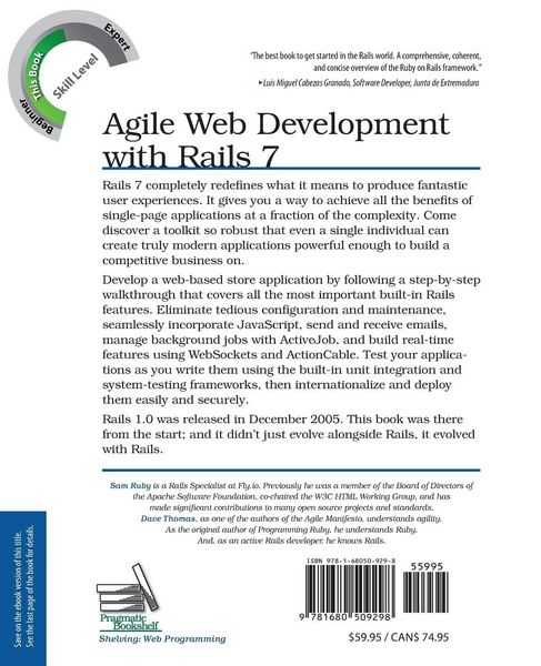 Produktbild: Agile Web Development with Rails 7