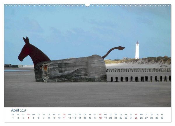 Produktbild: Bl&aring;vand 2027 (Blavand). Impressionen von D&auml;nemarks Nordseek&uuml;ste (Wandkalender 2027 DIN A2 quer), CALVENDO Monatskalender