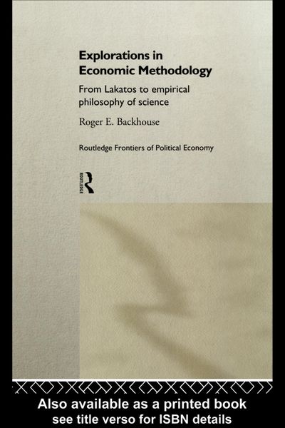 Produktbild: Explorations in Economic Methodology