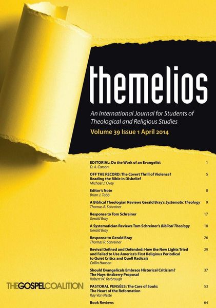 Produktbild: Themelios, Volume 39, Issue 1