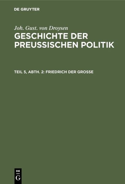 Produktbild: Friedrich der Gro&szlig;e