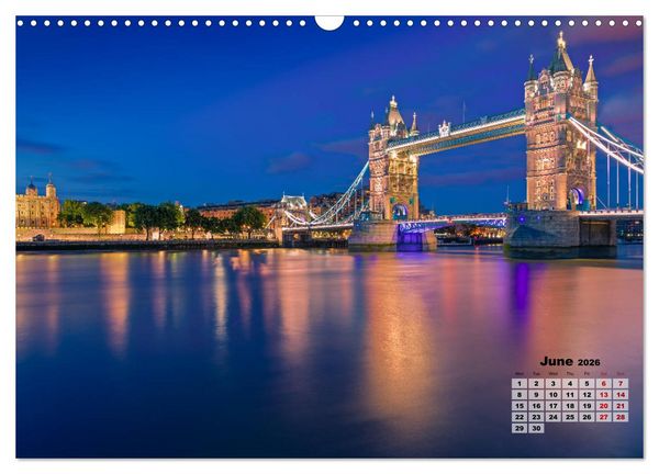 Produktbild: The Fascination of Bridges (Wall Calendar 2026 DIN A3 landscape), CALVENDO 12 Month Wall Calendar