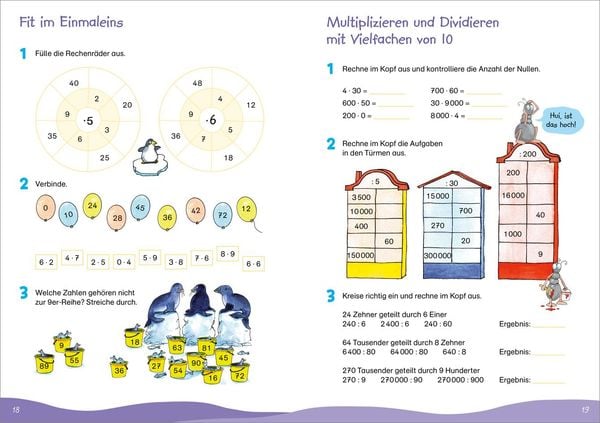 Produktbild: Fit f&uuml;r Mathe 4. Klasse. Mein &Uuml;bungsheft