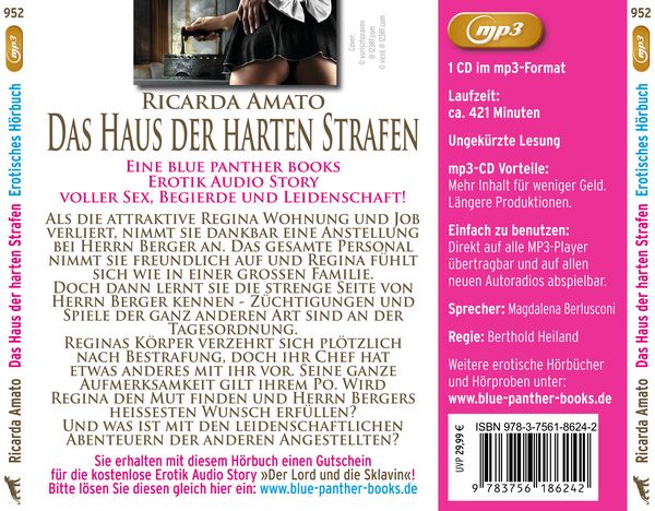 Produktbild: Das Haus der harten Strafen | Erotik SM-Audio Story | Erotisches SM-Hörbuch MP3CD