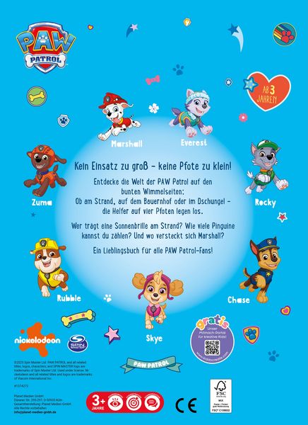 Produktbild: PAW Patrol Wimmelbuch