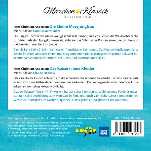 Produktbild: Die kleine Meerjungfrau und Des Kaisers neue Kleider Die ZEIT-Edition
