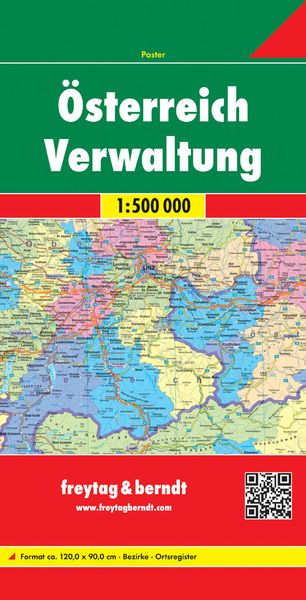 Produktbild: Österreich Verwaltungskarte