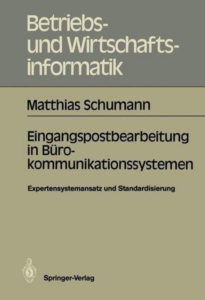 Produktbild: Eingangspostbearbeitung in B&uuml;rokommunikationssystemen