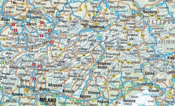 Produktbild: Europa 1 : 4 000 000