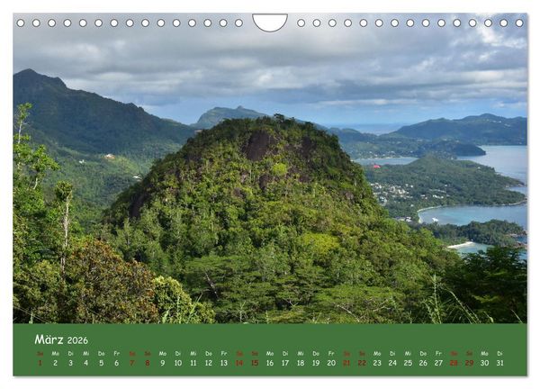 Produktbild: Mah&egrave; und die Inseln der Seychellen (Wandkalender 2026 DIN A4 quer), CALVENDO Monatskalender