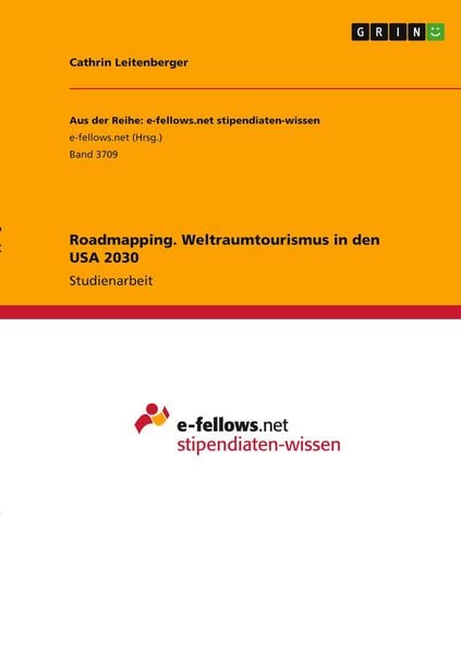 Produktbild: Roadmapping. Weltraumtourismus in den USA 2030