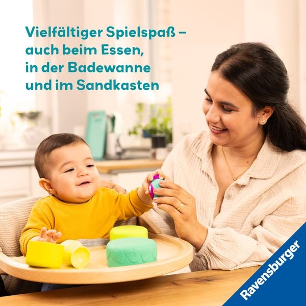 Produktbild: Ravensburger 4857 - play+ Baby-Stapel-Puzzle: Vogelnest