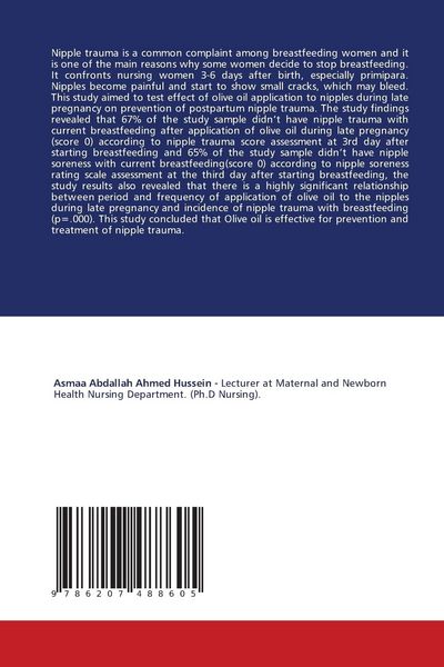 Produktbild: Olive oil in pregnancy and postpartum prevention of nipple trauma