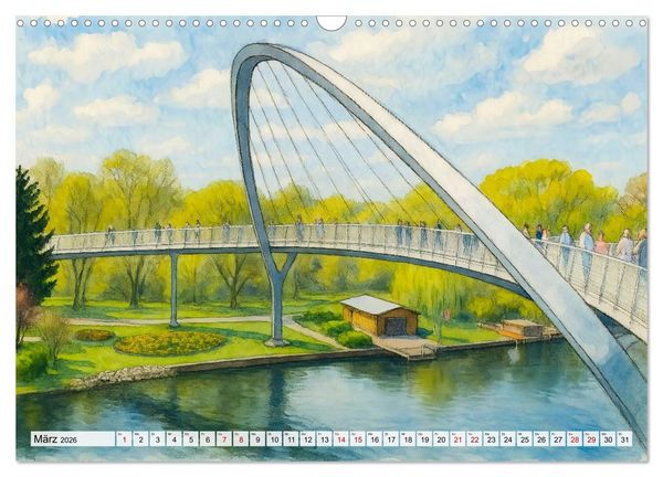 Produktbild: Bilder der Havelregion - Impressionen zwischen Brandenburg und Havelberg (Wandkalender 2026 DIN A3 quer), CALVENDO Monatskalender