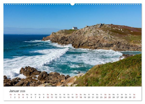 Produktbild: Die Bretagne - Traumpfade (Wandkalender 2026 DIN A2 quer), CALVENDO Monatskalender