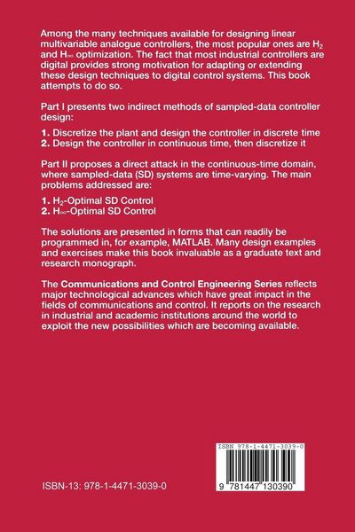 Produktbild: Optimal Sampled-Data Control Systems