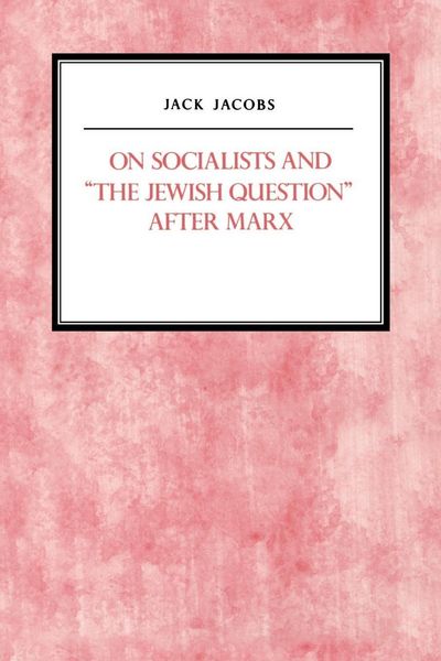 Produktbild: On Socialists and the Jewish Question After Marx