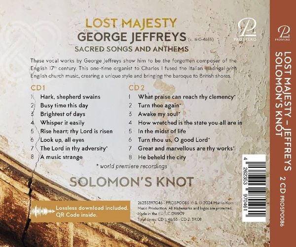 Produktbild: Lost Majesty - Sacred Songs and Anthems