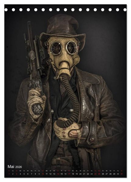 Produktbild: Steampunk Artwork (Tischkalender 2026 DIN A5 hoch), CALVENDO Monatskalender