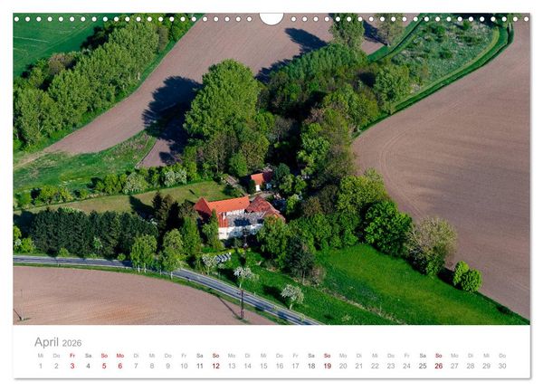 Produktbild: Harzvorland Luftbilder 2026 (Wandkalender 2026 DIN A3 quer), CALVENDO Monatskalender