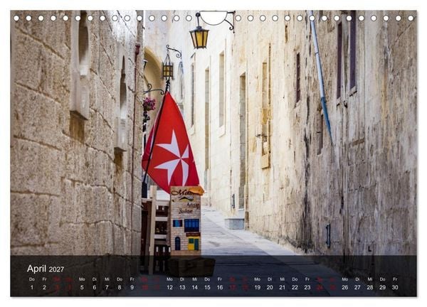 Produktbild: Malta entdecken Malta, Gozo, Comino (Wandkalender 2027 DIN A4 quer), CALVENDO Monatskalender