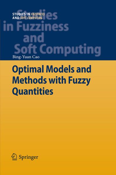 Produktbild: Optimal Models and Methods with Fuzzy Quantities