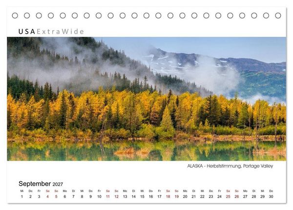 Produktbild: Entdeckungsreise durch ALASKA (Tischkalender 2027 DIN A5 quer), CALVENDO Monatskalender