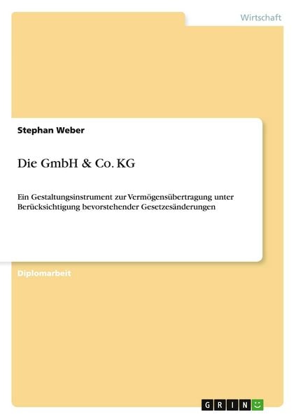 Produktbild: Die GmbH & Co. KG