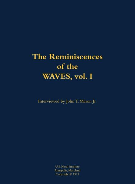 Produktbild: The Reminiscences of the WAVES, vol. I