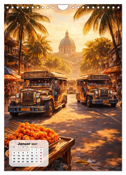 Produktbild: Philippinen - Eine Schlemmerreise durch die Perle des Orients (Wandkalender 2027 DIN A4 hoch), CALVENDO Monatskalender