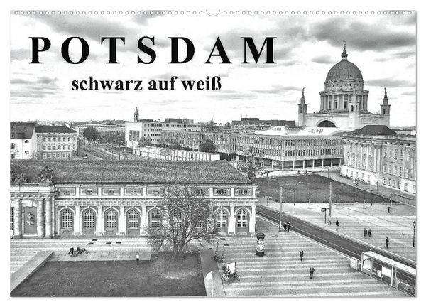 Produktbild: Potsdam schwarz auf wei&szlig; (Wandkalender 2026 DIN A2 quer), CALVENDO Monatskalender