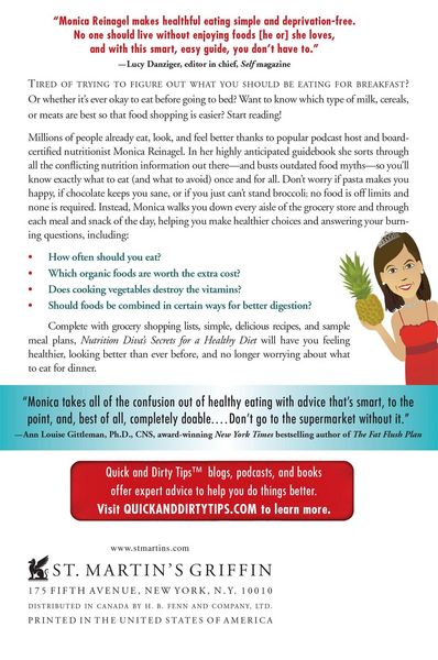 Produktbild: Nutrition Diva's Secrets for a Healthy Diet
