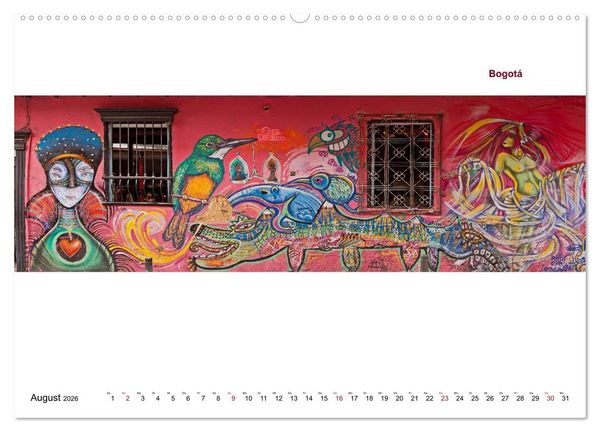 Produktbild: Kolumbien - Land der Farben und des Lichts (Wandkalender 2026 DIN A2 quer), CALVENDO Monatskalender