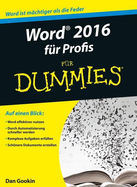 Produktbild: Word 2016 f&uuml;r Profis f&uuml;r Dummies