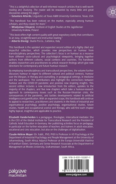 Produktbild: The Palgrave Handbook of Humour Research