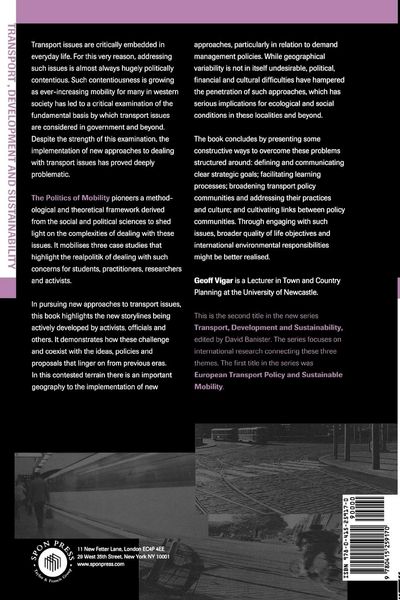 Produktbild: The Politics of Mobility