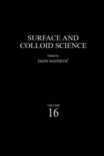 Produktbild: Surface and Colloid Science