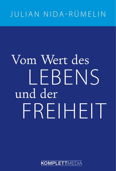 Produktbild: Vom Wert des Lebens und der Freiheit