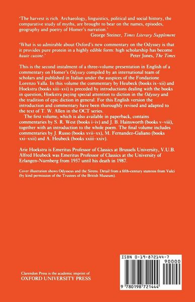 Produktbild: A Commentary on Homer's Odyssey