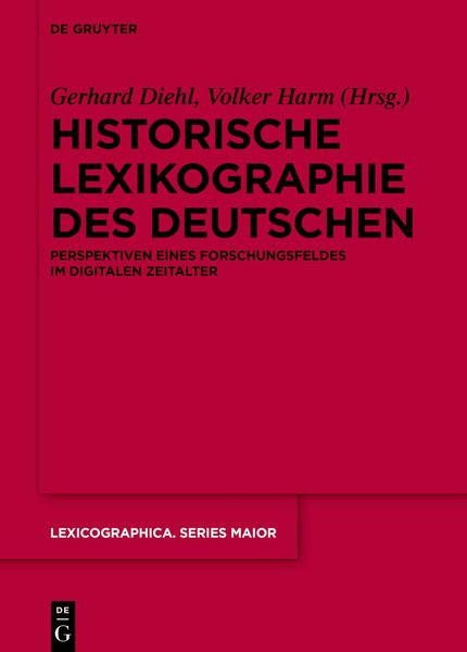 Produktbild: Historische Lexikographie des Deutschen