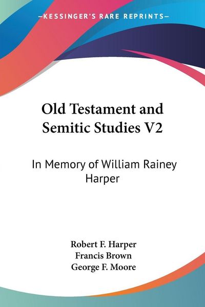 Produktbild: Old Testament and Semitic Studies V2