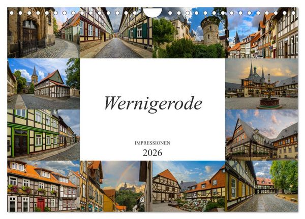 Produktbild: Wernigerode Impressionen (Wandkalender 2026 DIN A4 quer), CALVENDO Monatskalender