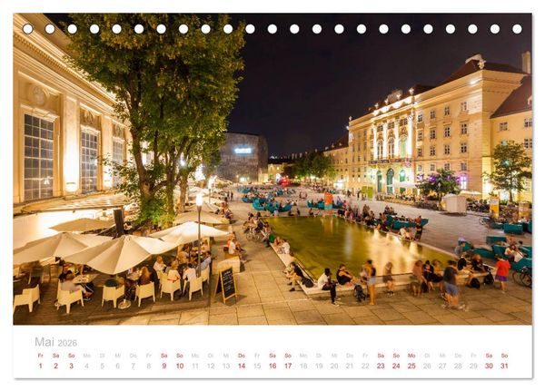 Produktbild: W I E N E R Impressionen (Tischkalender 2026 DIN A5 quer), CALVENDO Monatskalender