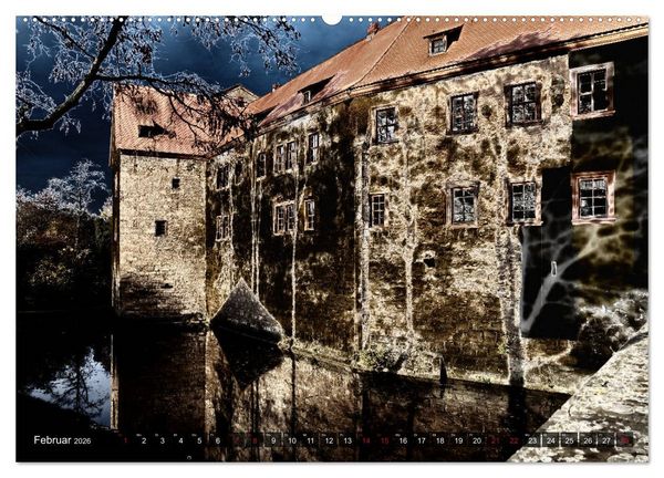 Produktbild: Burgen - Geheimnisvolles Mittelalter (Wandkalender 2026 DIN A2 quer), CALVENDO Monatskalender
